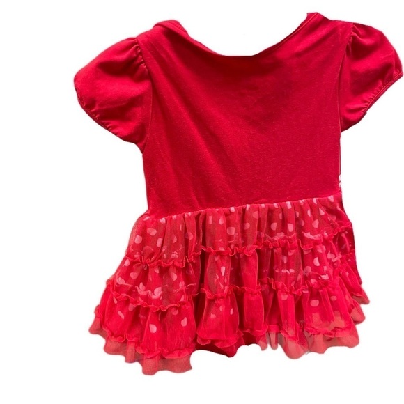 DISNEY Parks Red Minnie Mouse Dress Short Sleeve - 24 Month - Picture 2 of 9